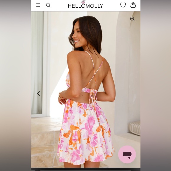 Hello molly pink summer dress - Picture 3 of 6